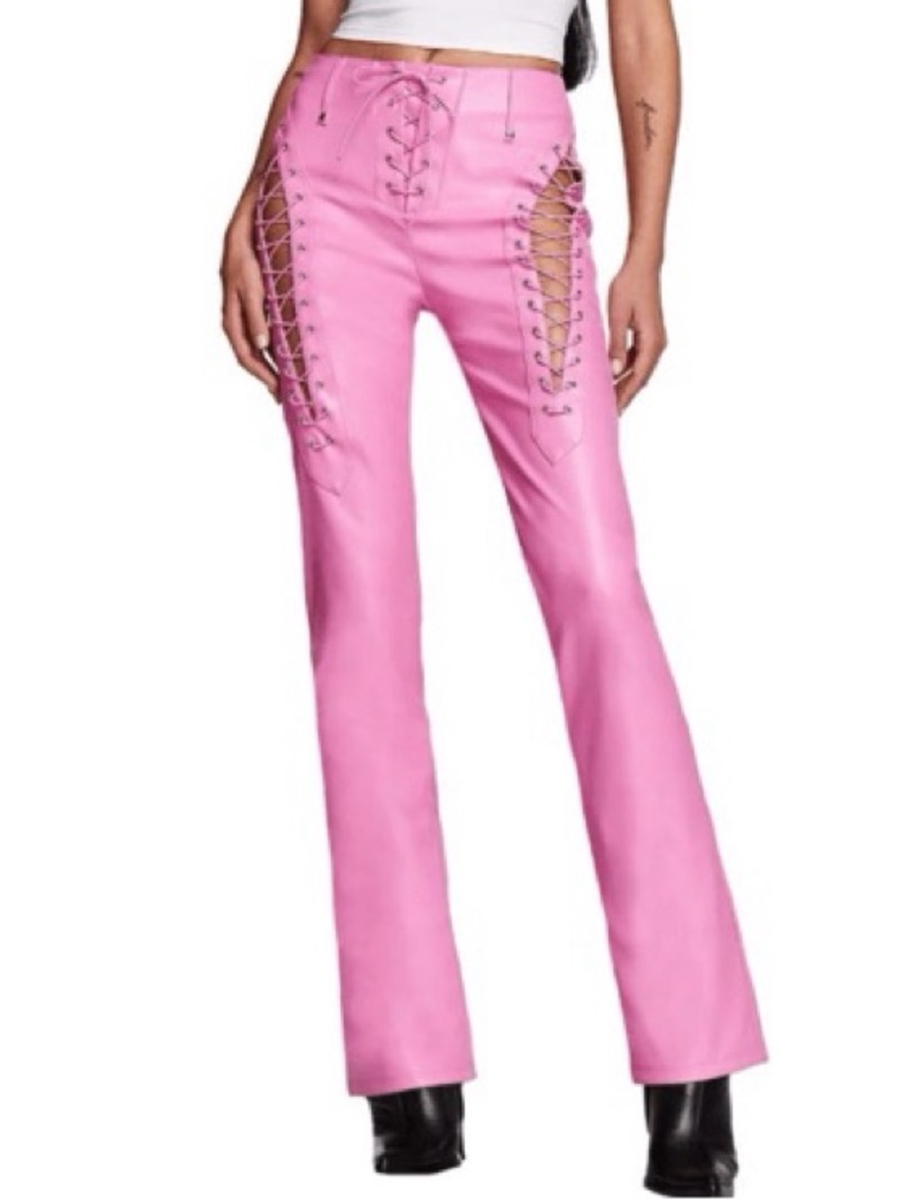 I.AM.GIA Xenia Pant Pink Lace up XS